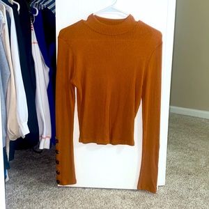 Burnt orange long sleeve